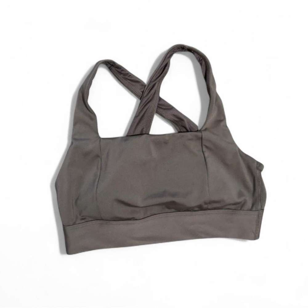 Women's Gray-Brown Sports Bra